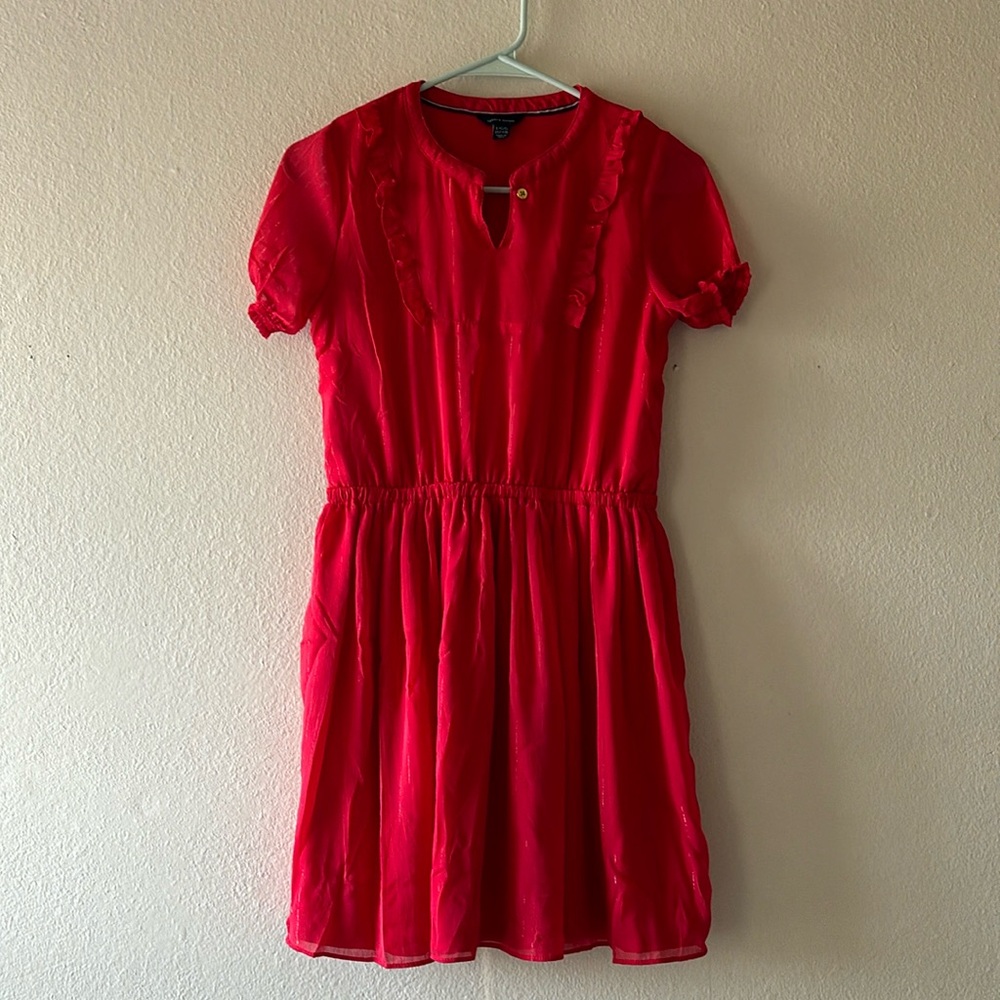 Tommy Hilfiger Red Dress for girls size L (12/14).